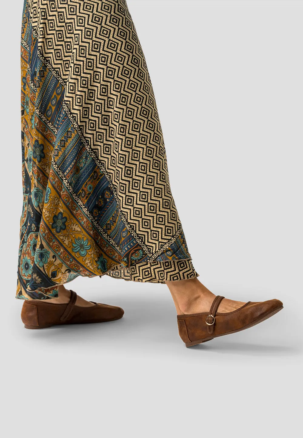 MARY JANE MICROFIBER NAPA CAMEL