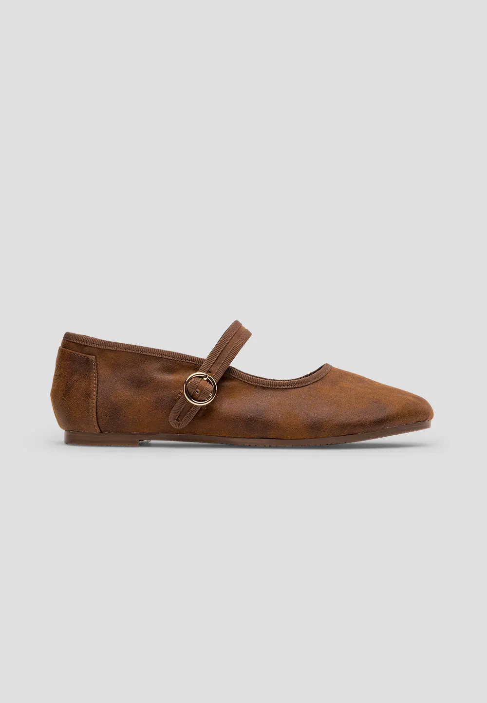 MARY JANE MICROFIBER NAPA CAMEL
