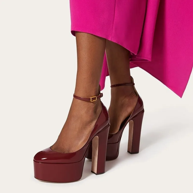 Mary Jones High Heels Shoes Women