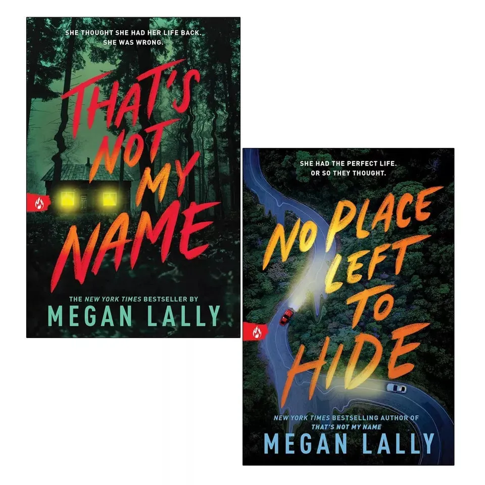 Megan Lally Collection 2 Books Set (That's Not My Name, No Place Left to Hide)