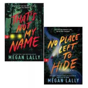 Megan Lally Collection 2 Books Set (That's Not My Name, No Place Left to Hide)
