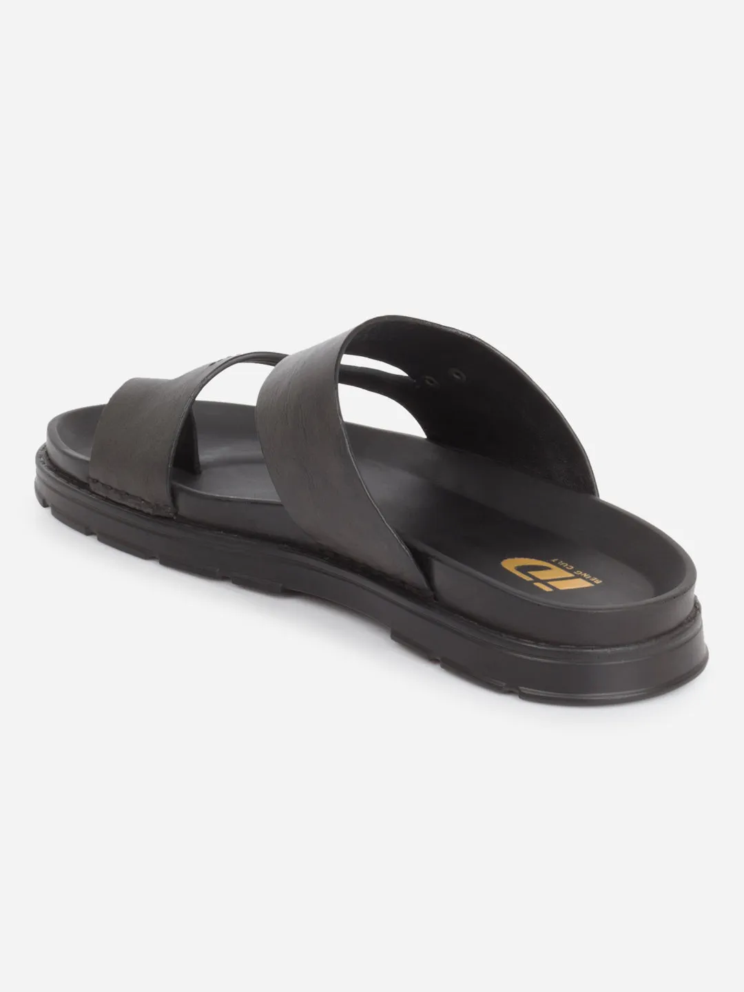 Men's Black Sandal (ID4246)