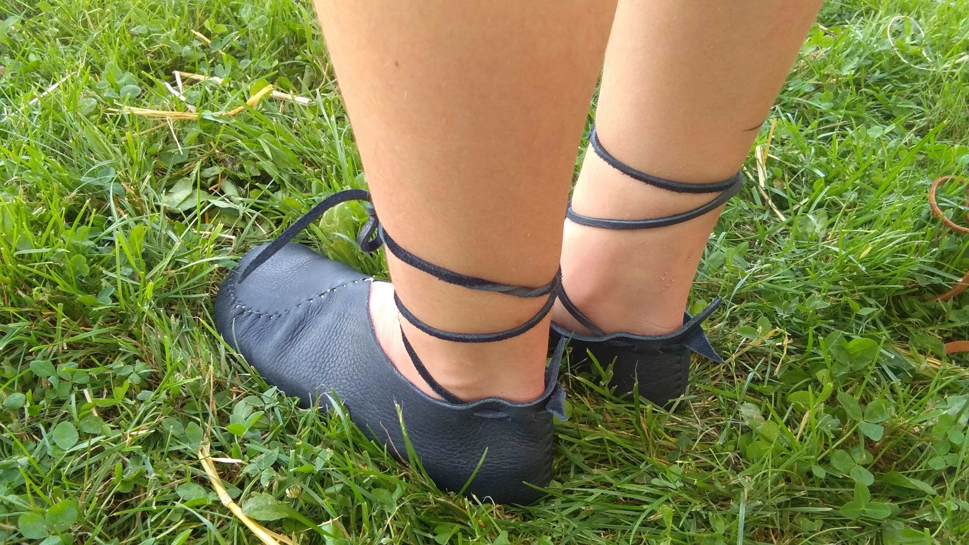 Moccasins For Big Kids and Teenagers, with Laces / Custom-Made