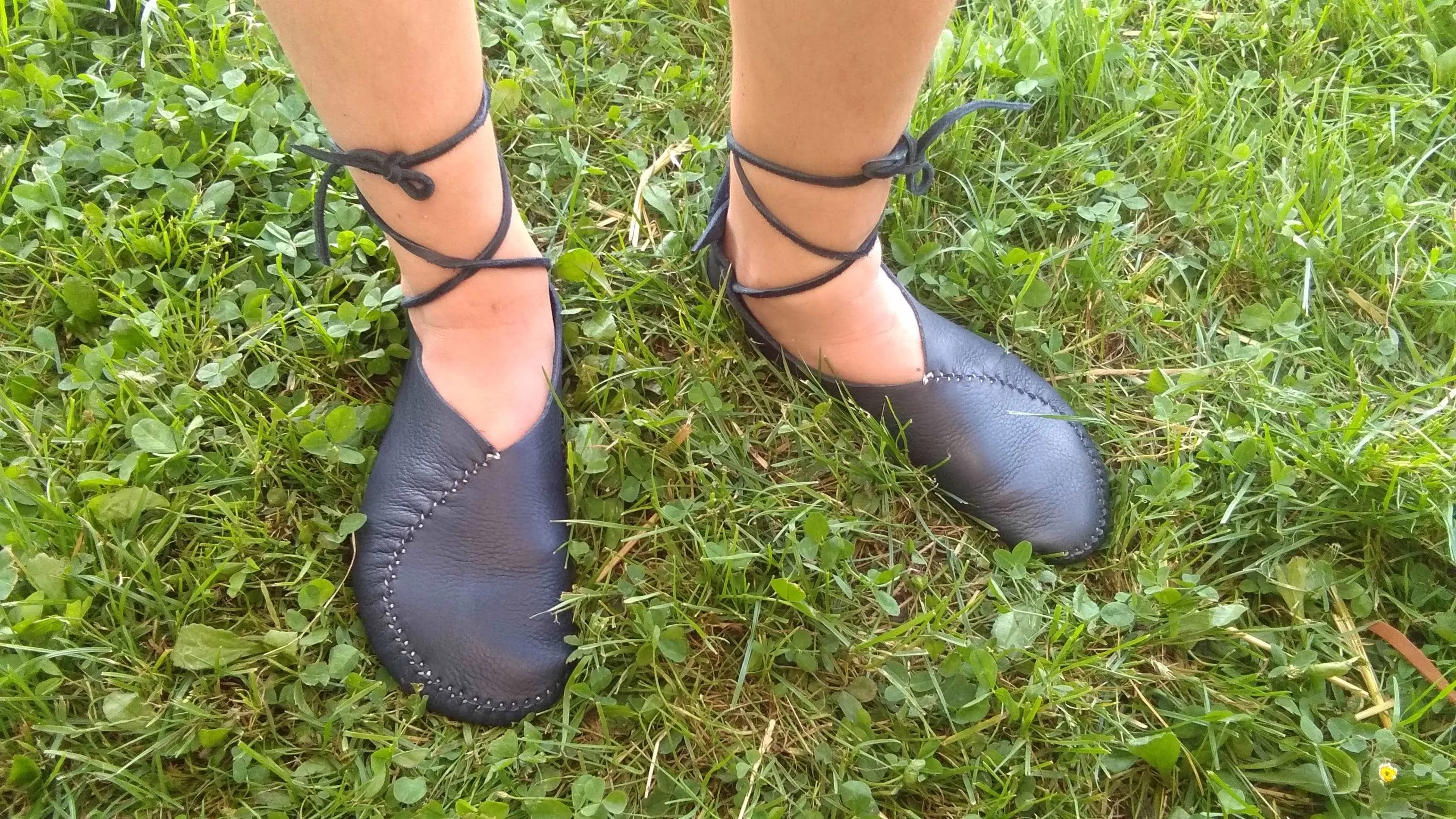 Moccasins For Big Kids and Teenagers, with Laces / Custom-Made