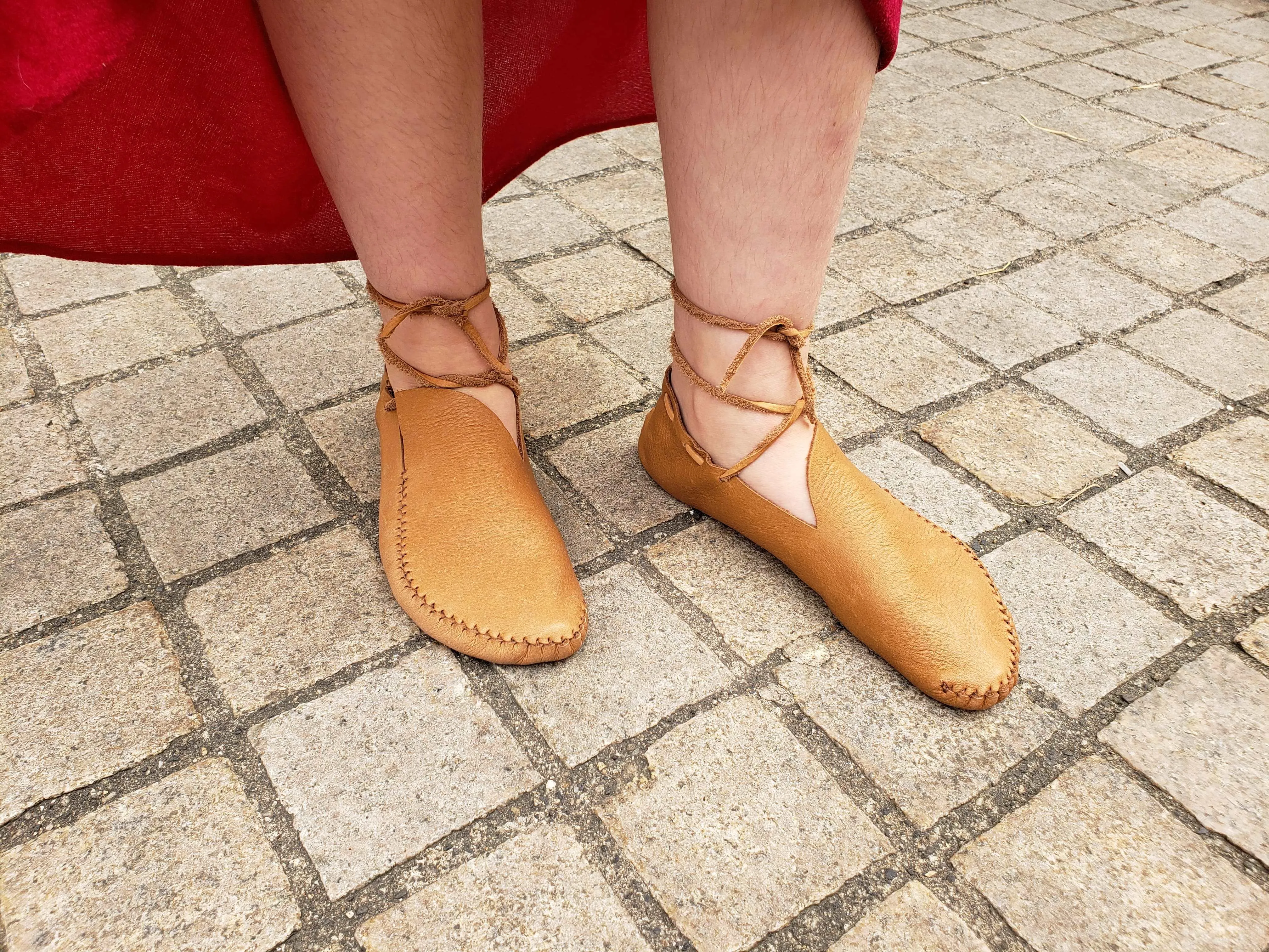 Moccasins For Big Kids and Teenagers, with Laces / Custom-Made