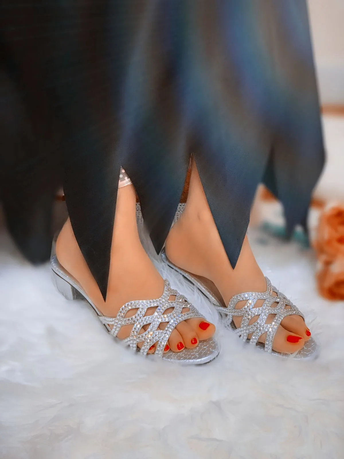 Nayla Heels S103H - Silver