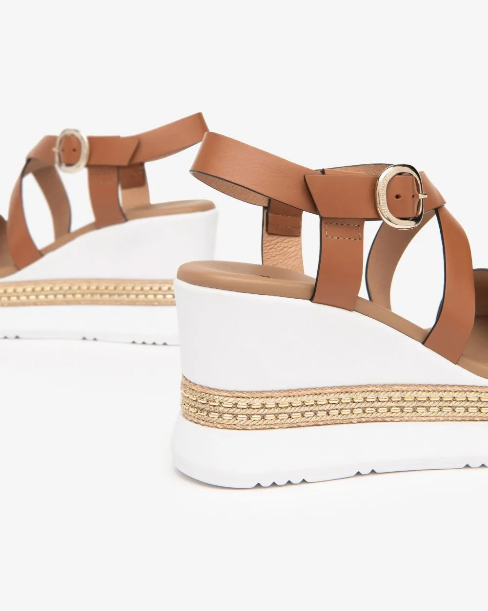 Nerogiardini - E513550D Tan Wedge Sandal