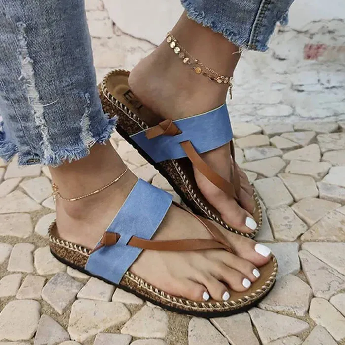 Olivia Casual Summer Slip-On Sandals: Comfortable