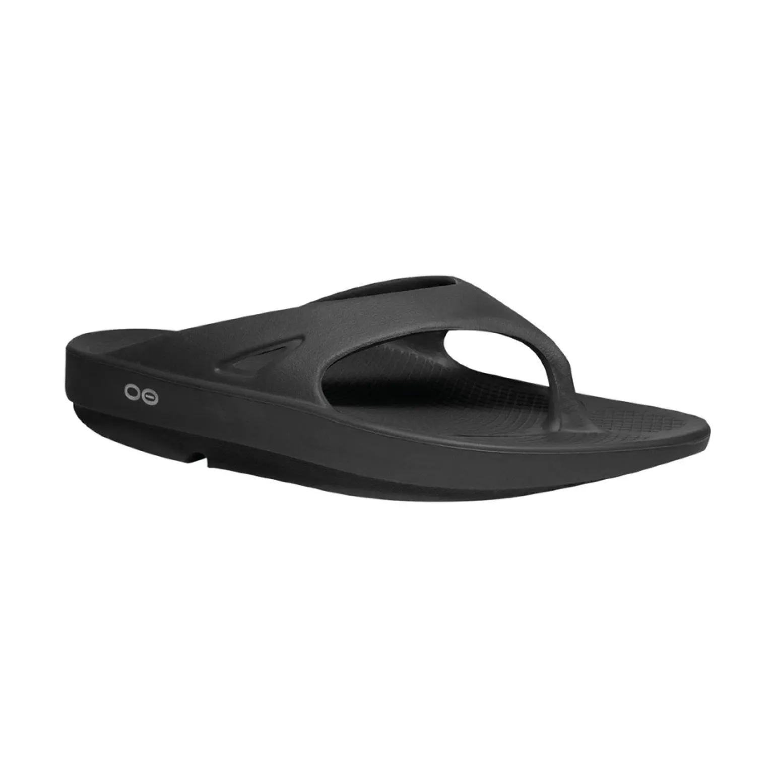 Oofos OOriginal Black Thong Sandal (Unisex)