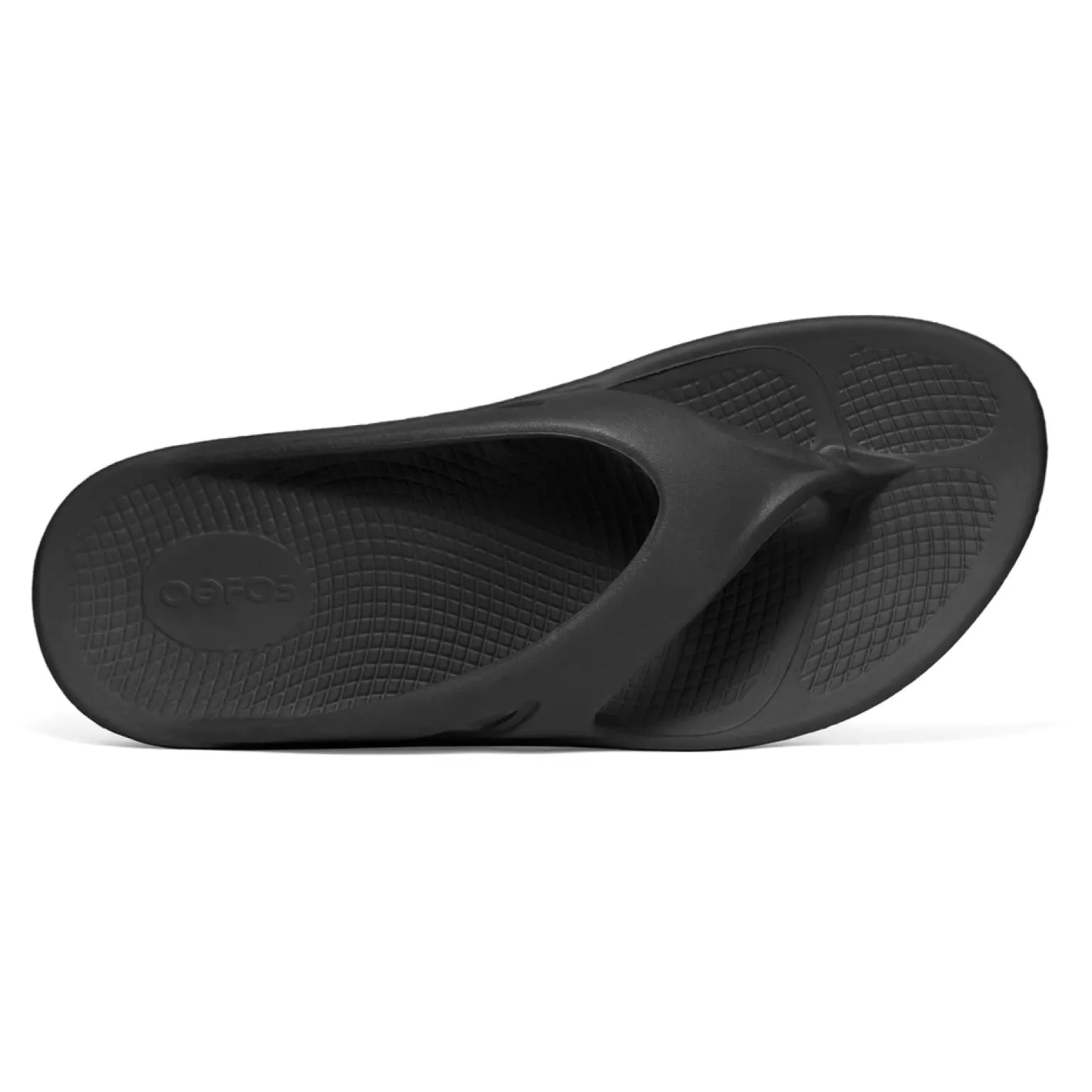 Oofos OOriginal Black Thong Sandal (Unisex)