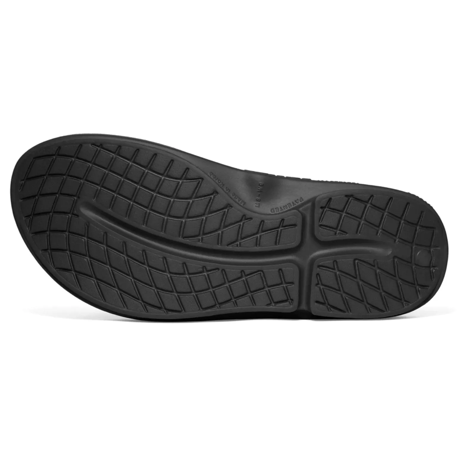 Oofos OOriginal Black Thong Sandal (Unisex)