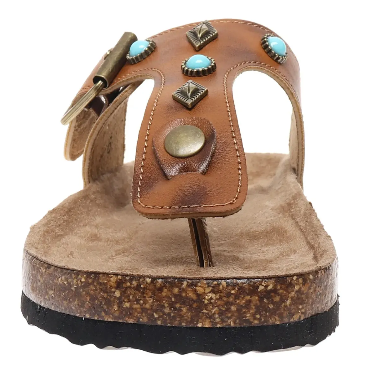 Outwoods Bork Sandal in Cognac