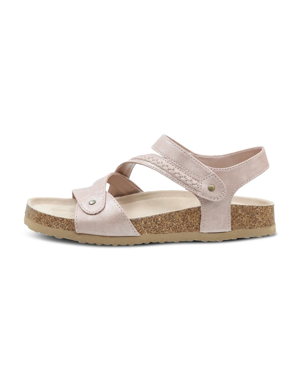 Paras Footbed Rosegold Sandal