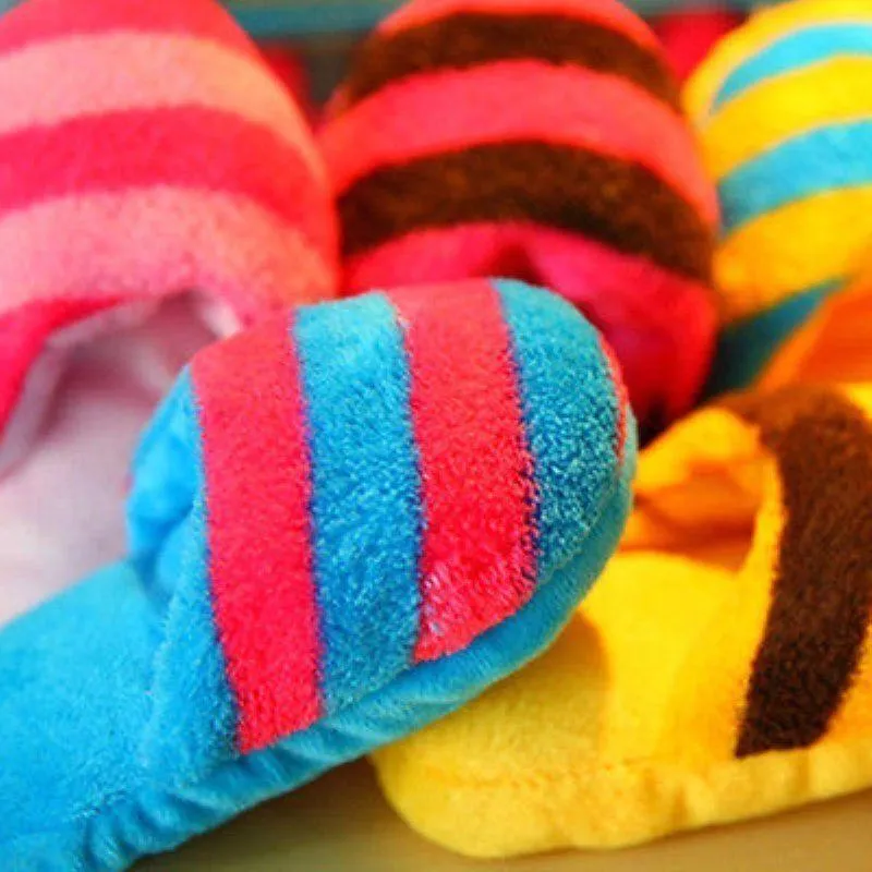 Pet Puppy Toy Slipper Chew Plush