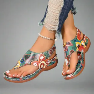 Regine | Handmade Wedge Sandals made of Premium Material