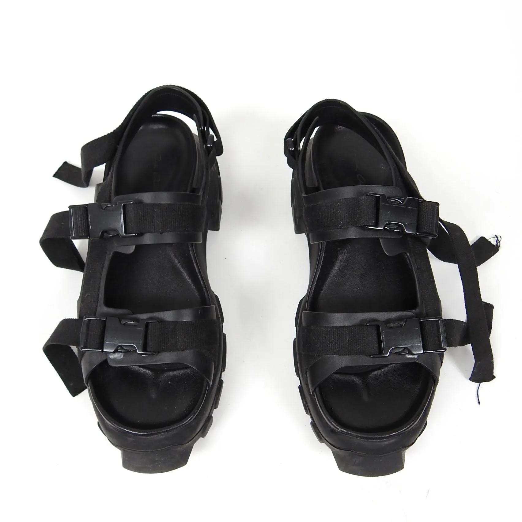 Rick Owens Tractor Sandal Black Size 41