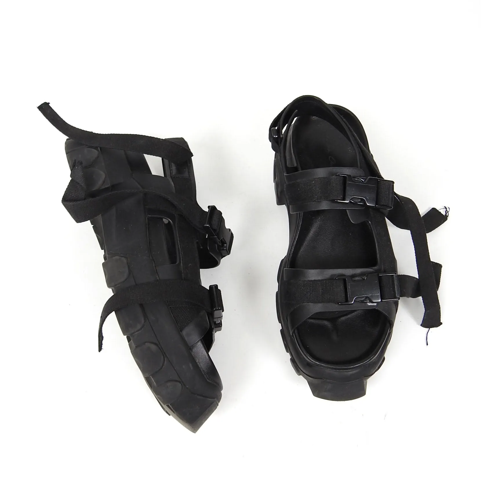 Rick Owens Tractor Sandal Black Size 41