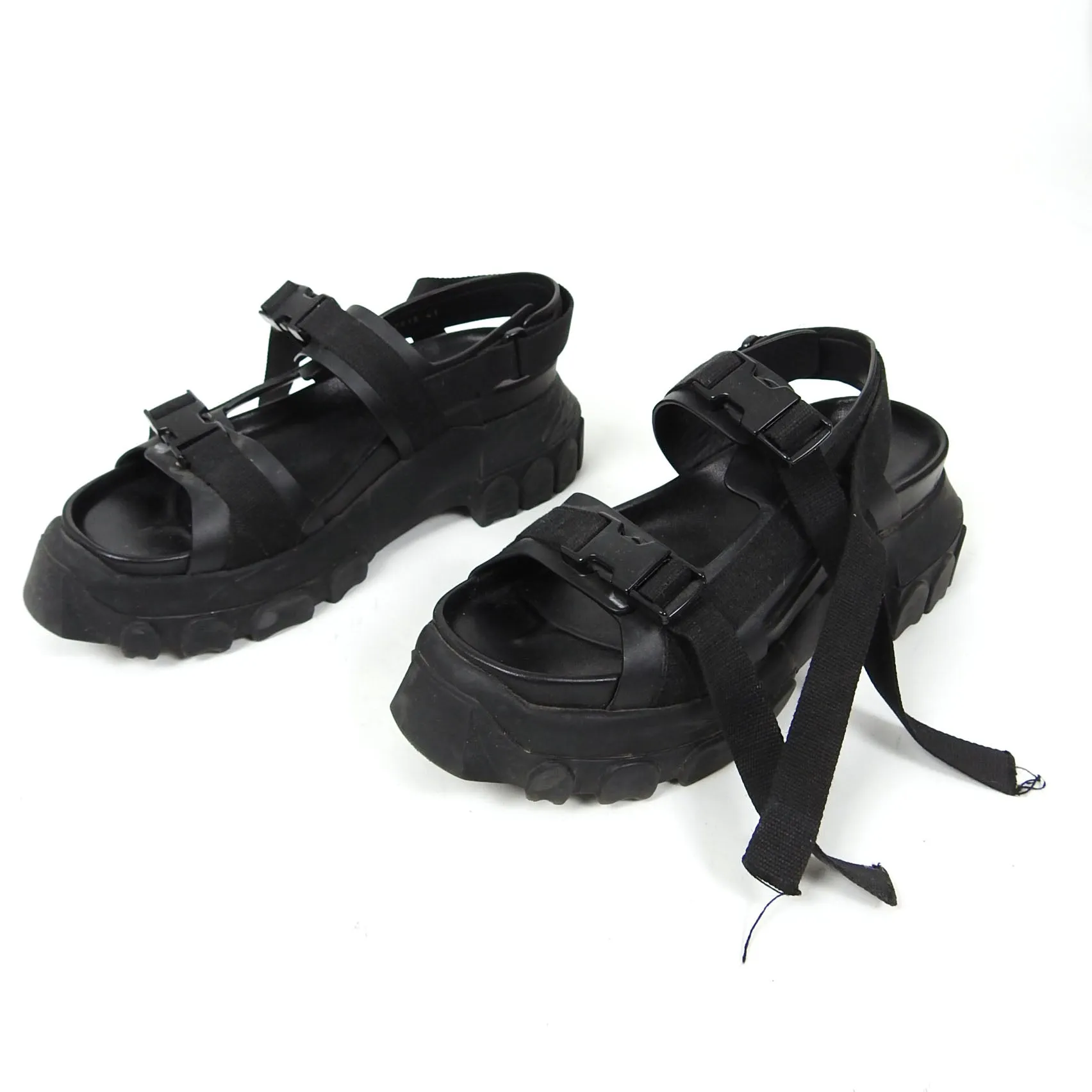 Rick Owens Tractor Sandal Black Size 41