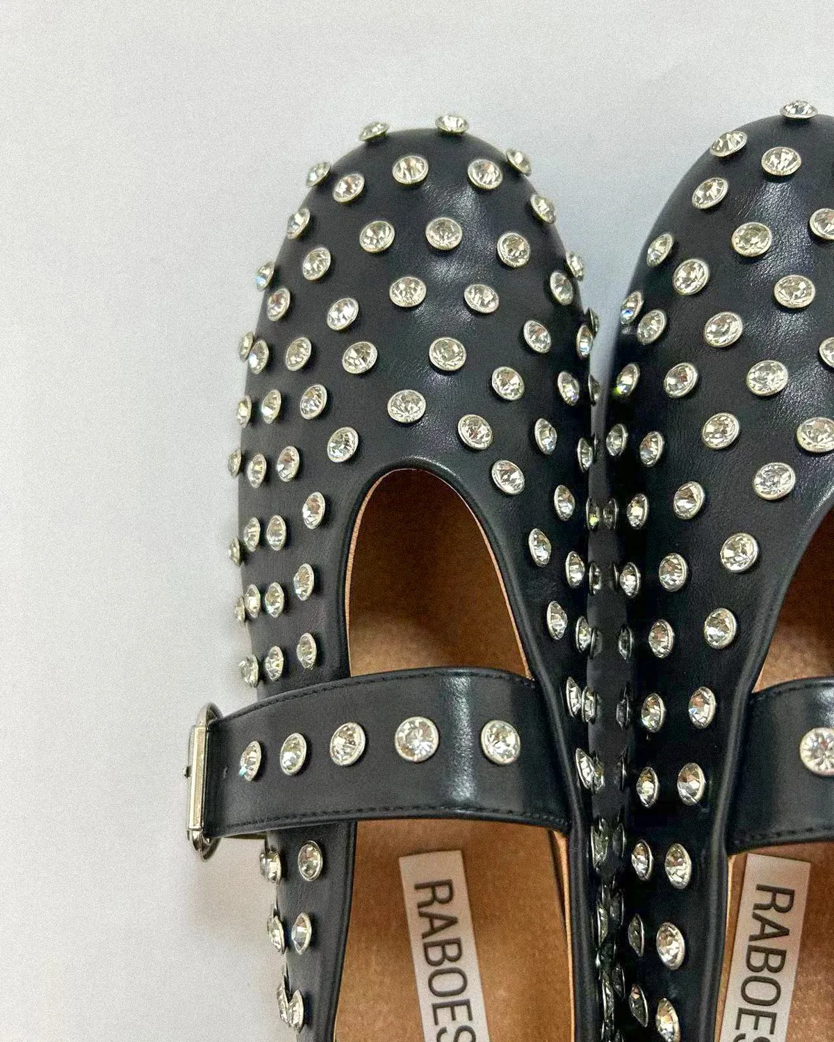 Round Toe Studs Mary Janes