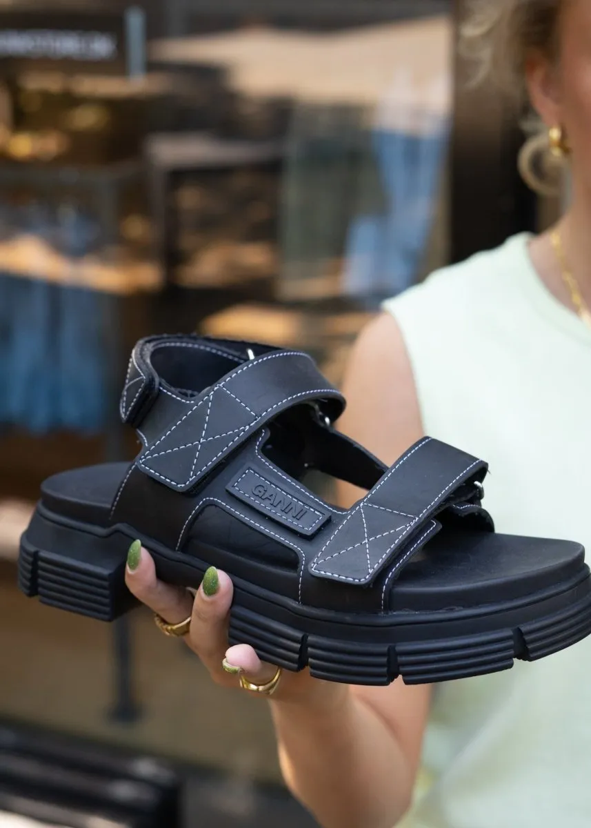 Rubber Sandal - Black