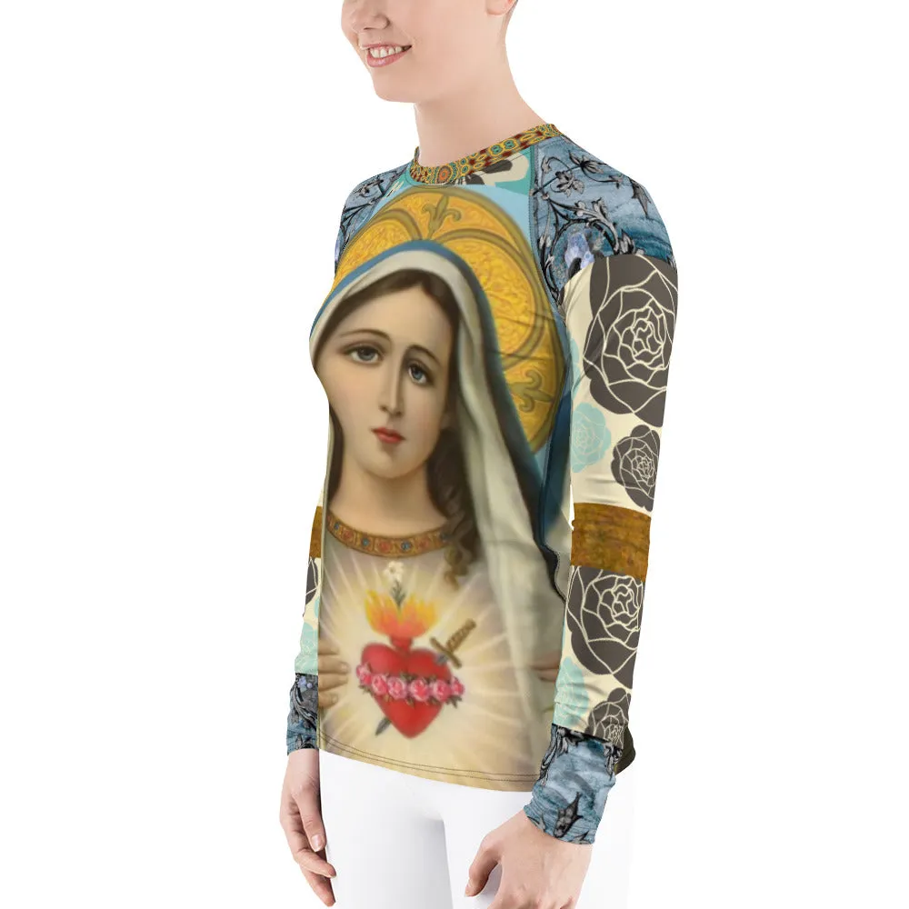Sacred Heart Rash Guard