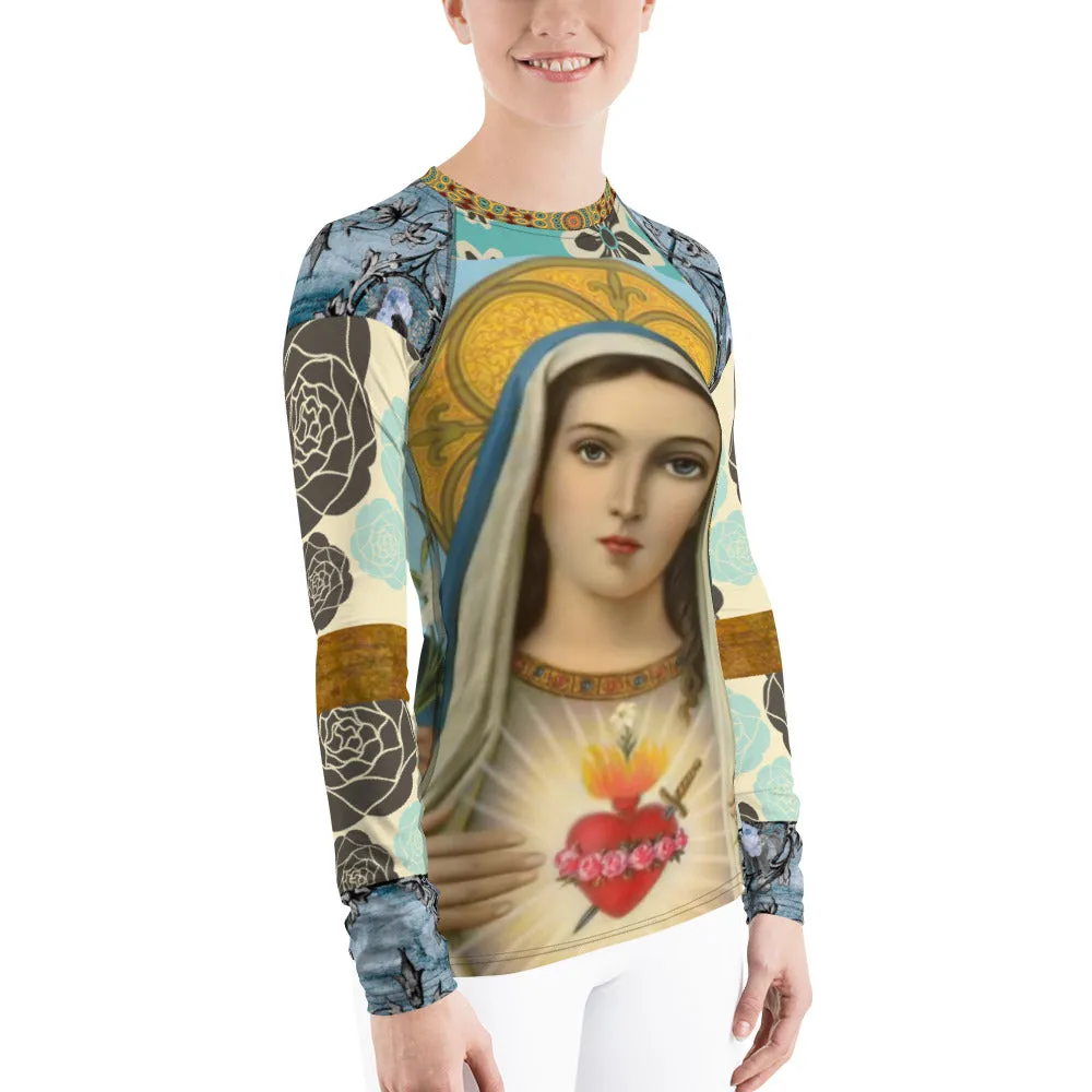 Sacred Heart Rash Guard