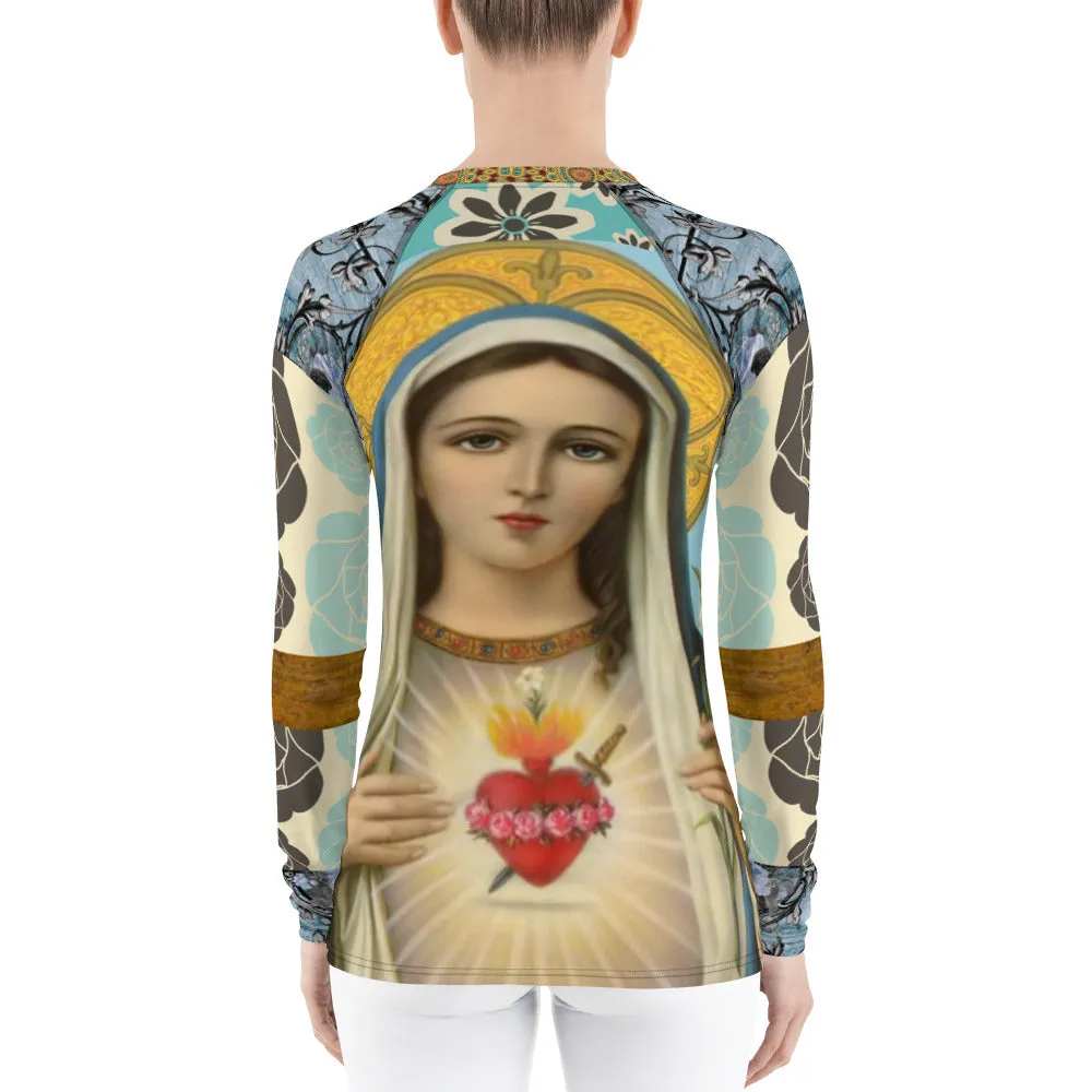 Sacred Heart Rash Guard