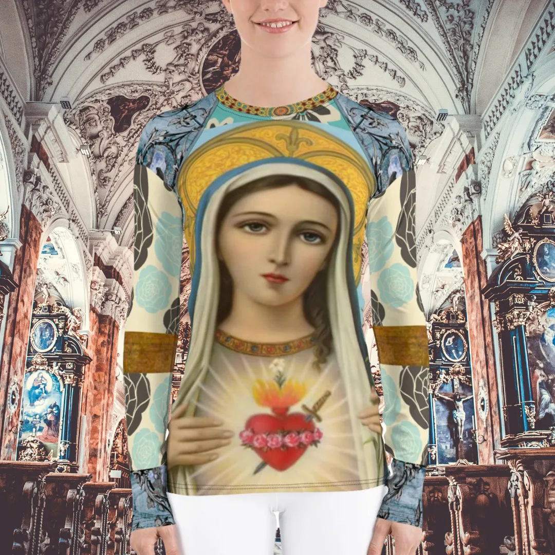 Sacred Heart Rash Guard