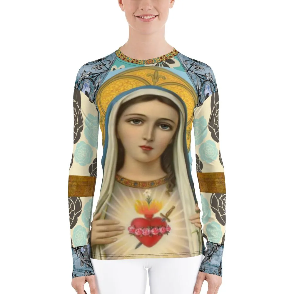 Sacred Heart Rash Guard