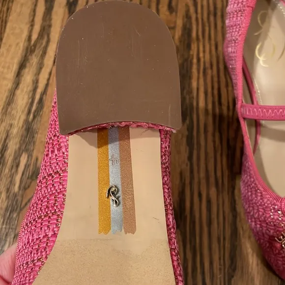 Sam EdelmanGirls' Tyra Boucle Bow Heel Mary Janes (Youth) NWT $80
