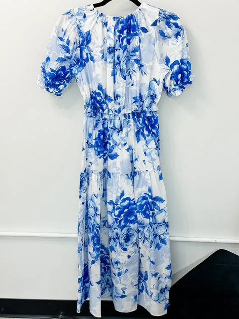 Sapphire Garden Maxi Dress