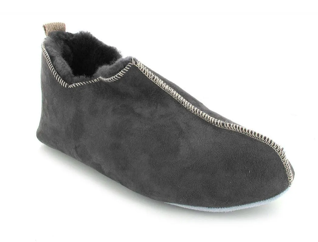 SHEPHERD Men's Ankle-High Shearling Slippers Anders