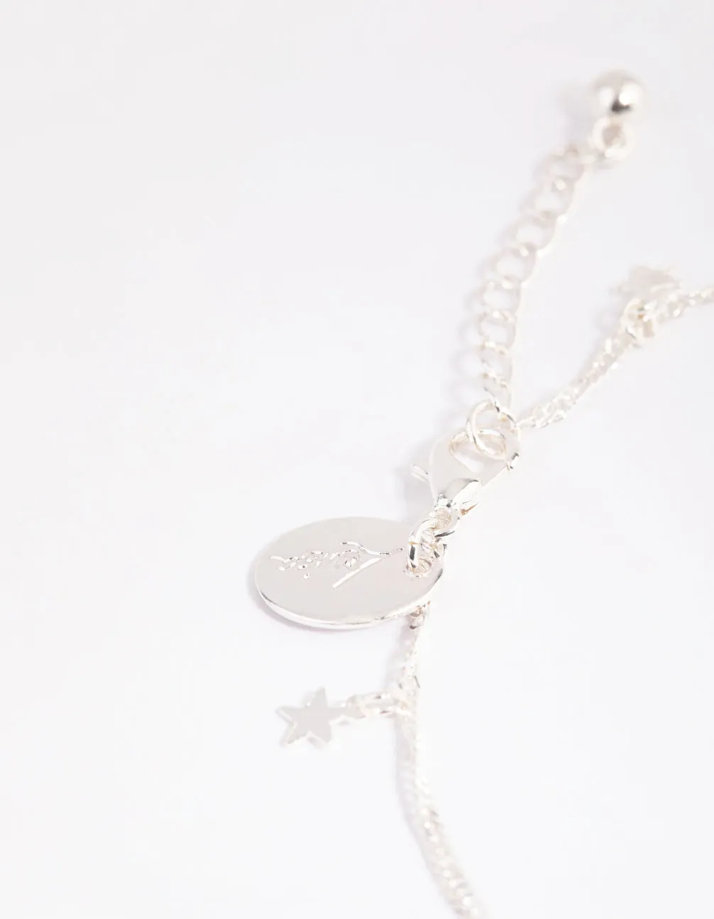 Silver Celestial Charm Anklet