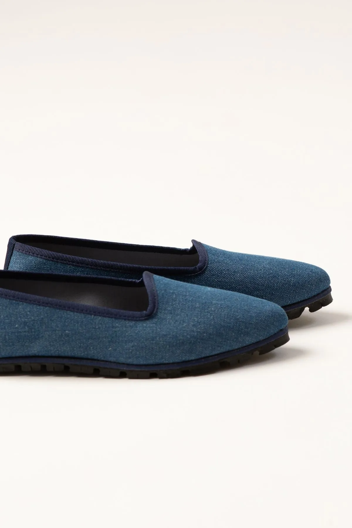 Slippers Denim Azul