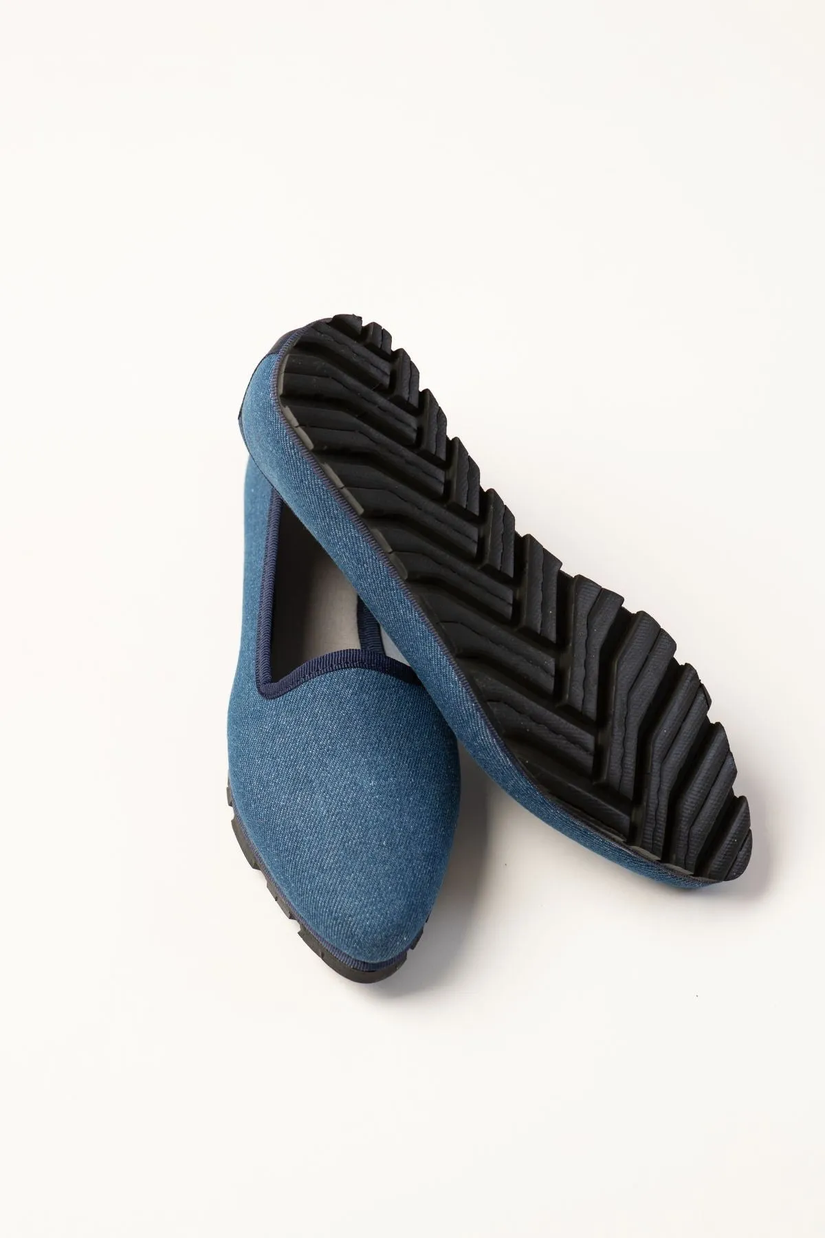 Slippers Denim Azul