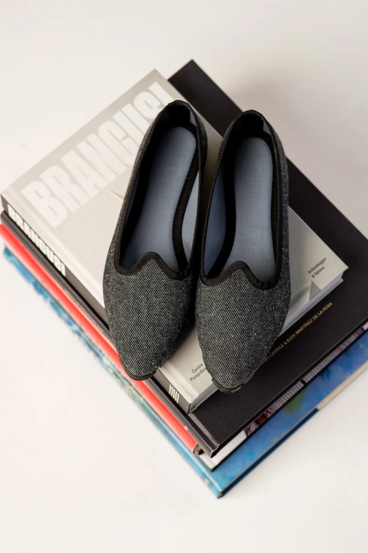 Slippers Denim Negro Plus