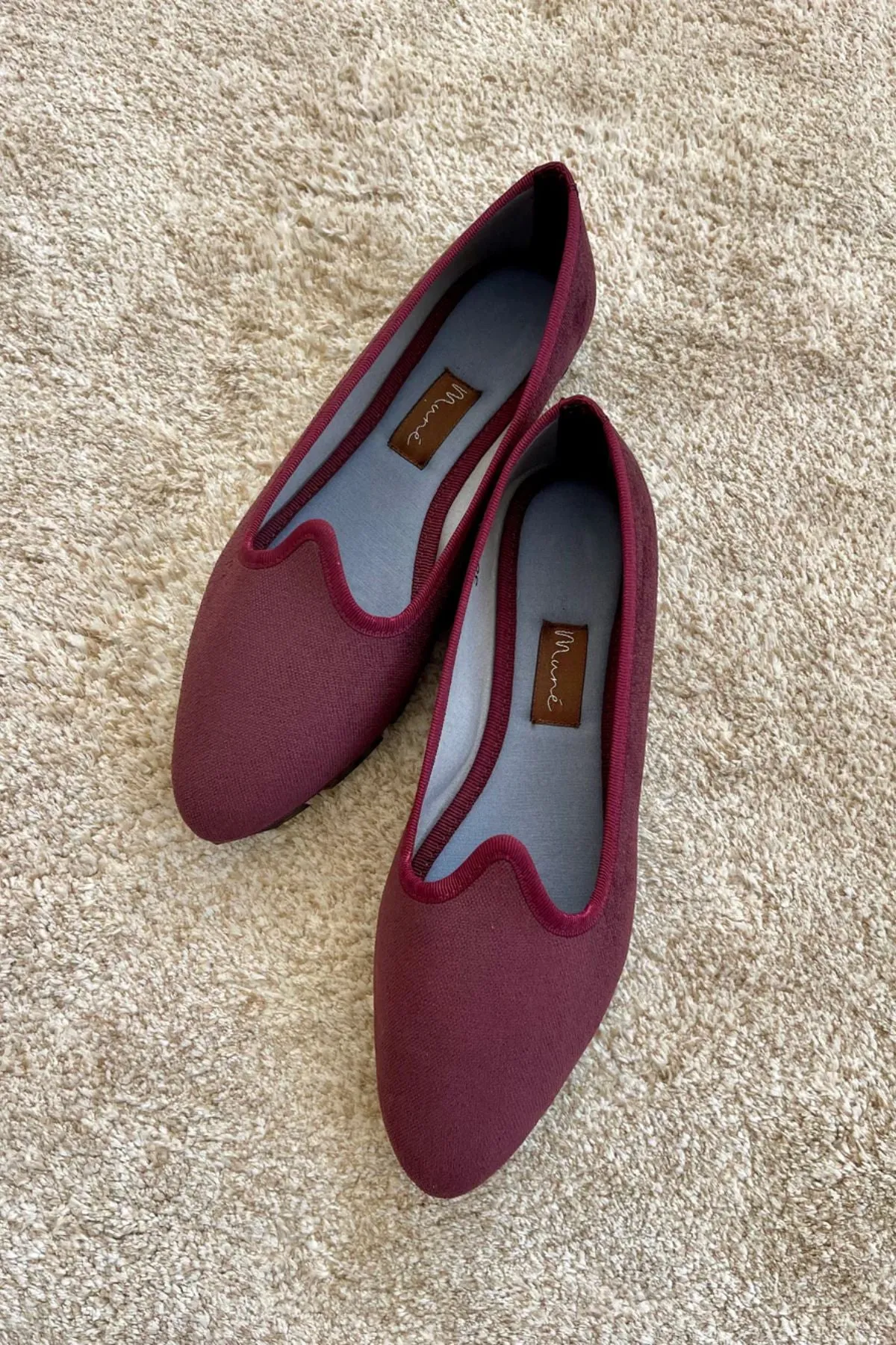 Slippers Pitti Terciopelo Berenjena