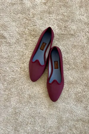 Slippers Pitti Terciopelo Berenjena