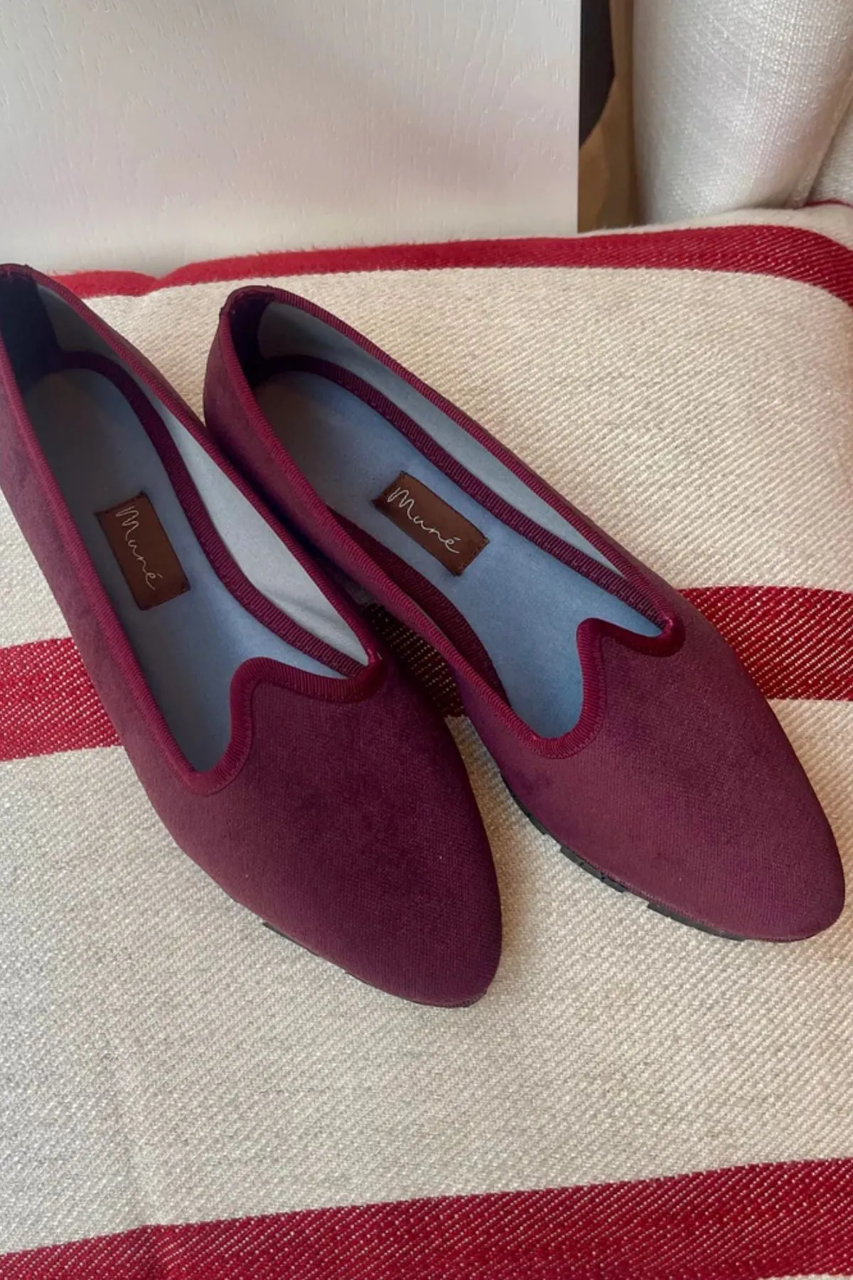 Slippers Pitti Terciopelo Berenjena