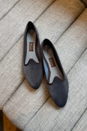Slippers Pitti Terciopelo Marengo