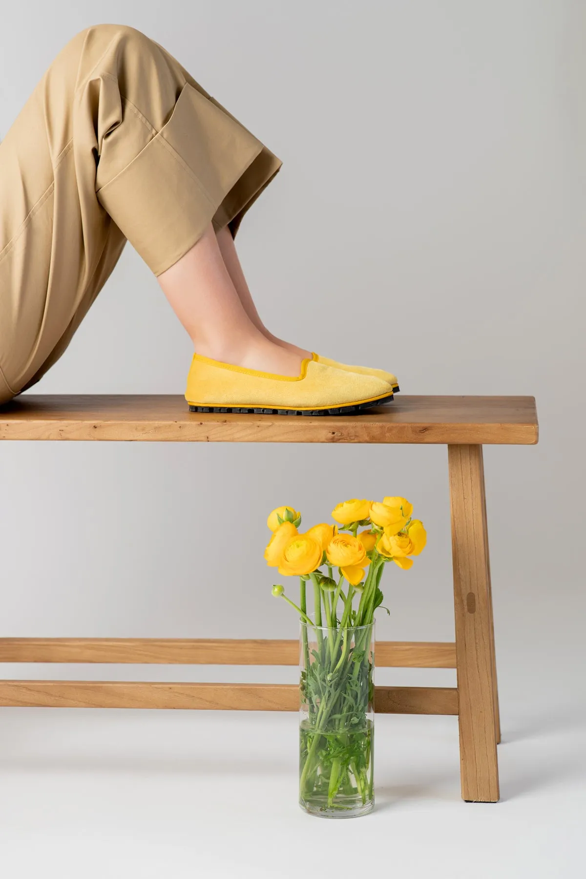 Slippers Terciopelo Amarillo