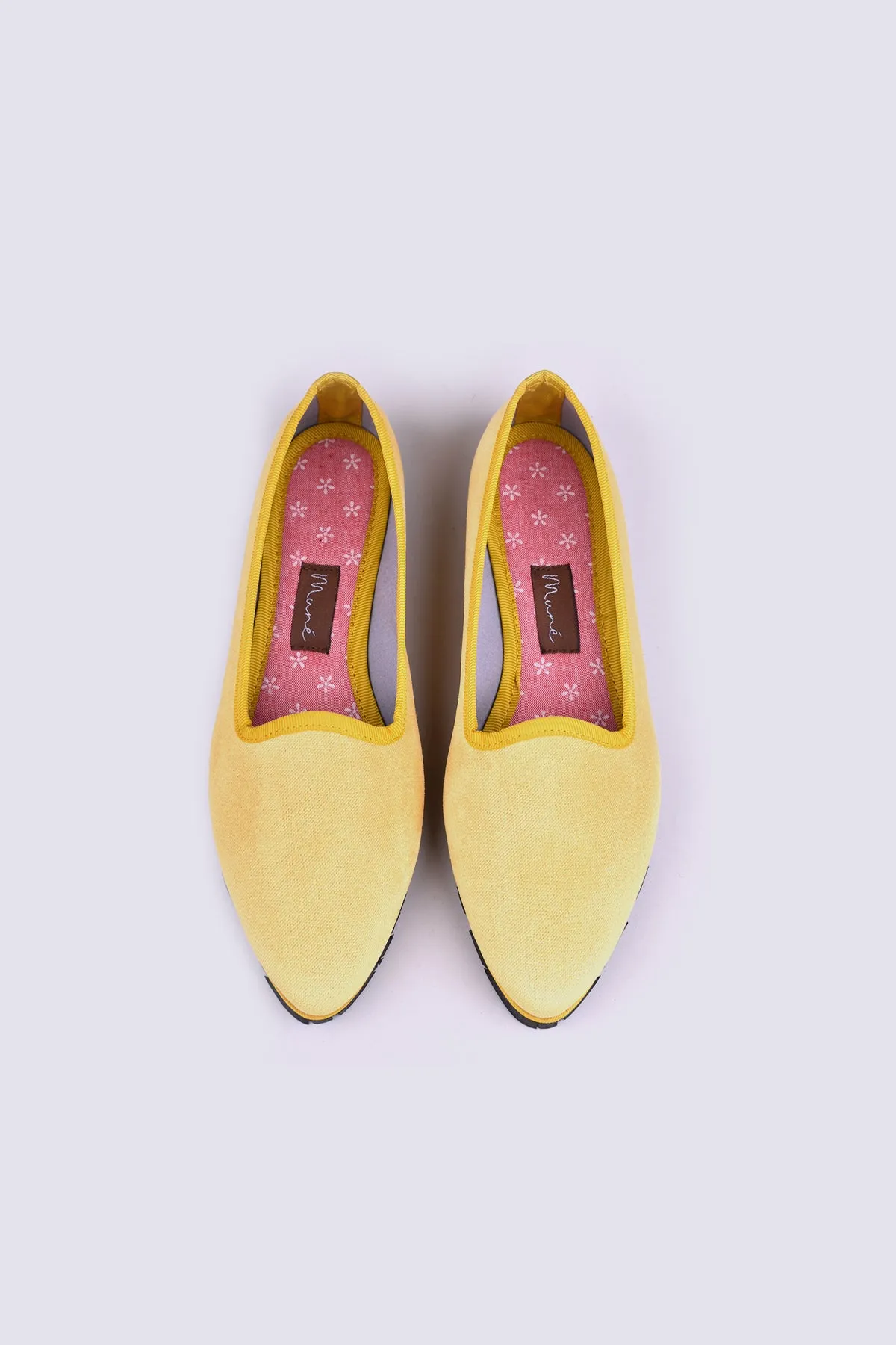 Slippers Terciopelo Amarillo