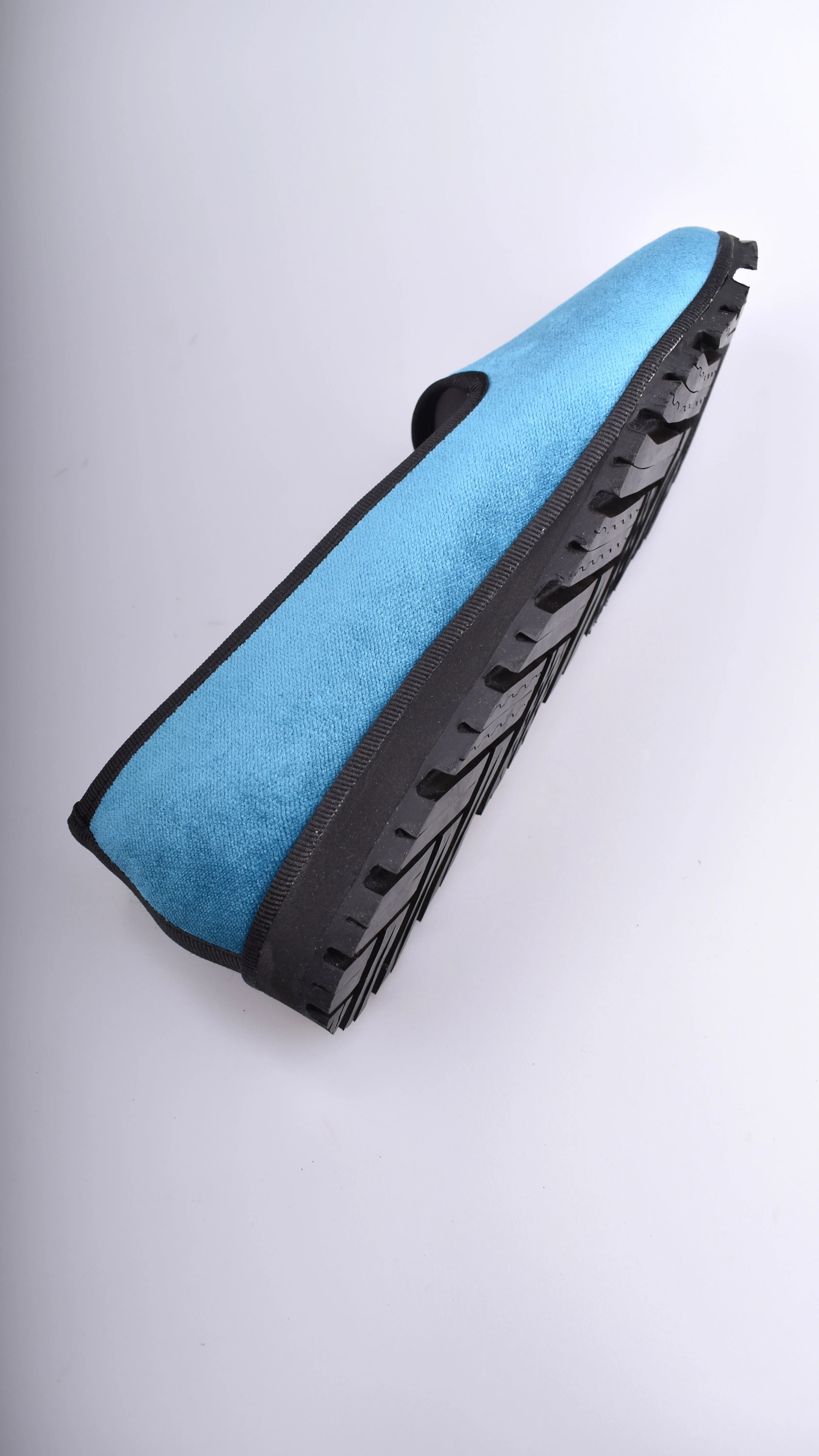 Slippers Terciopelo Azul Francia Plus