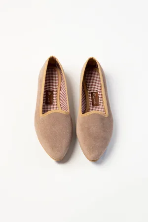 Slippers Terciopelo Beige