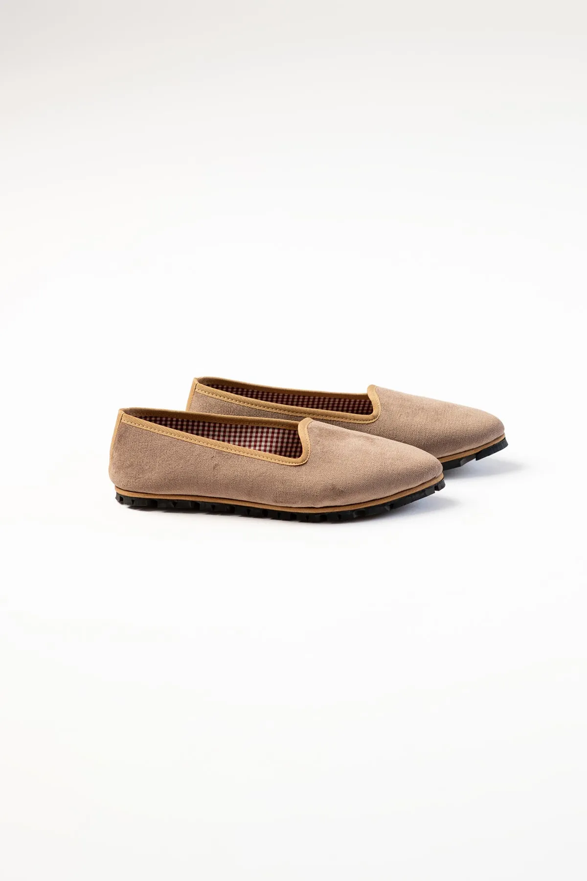 Slippers Terciopelo Beige