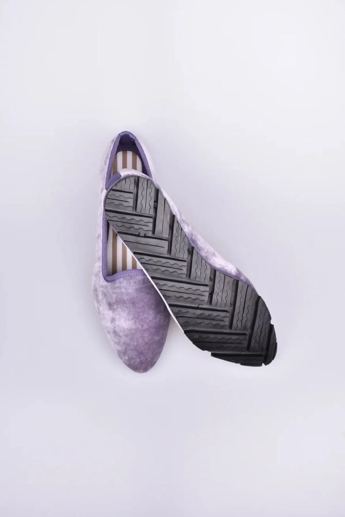 Slippers Terciopelo Lila