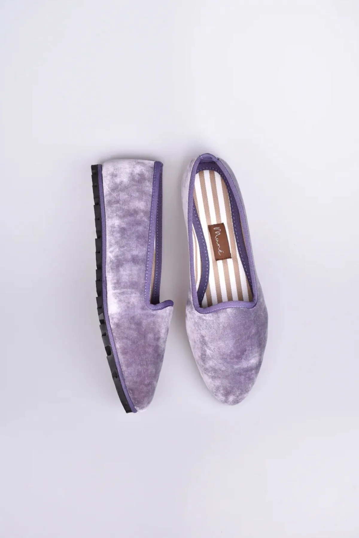 Slippers Terciopelo Lila