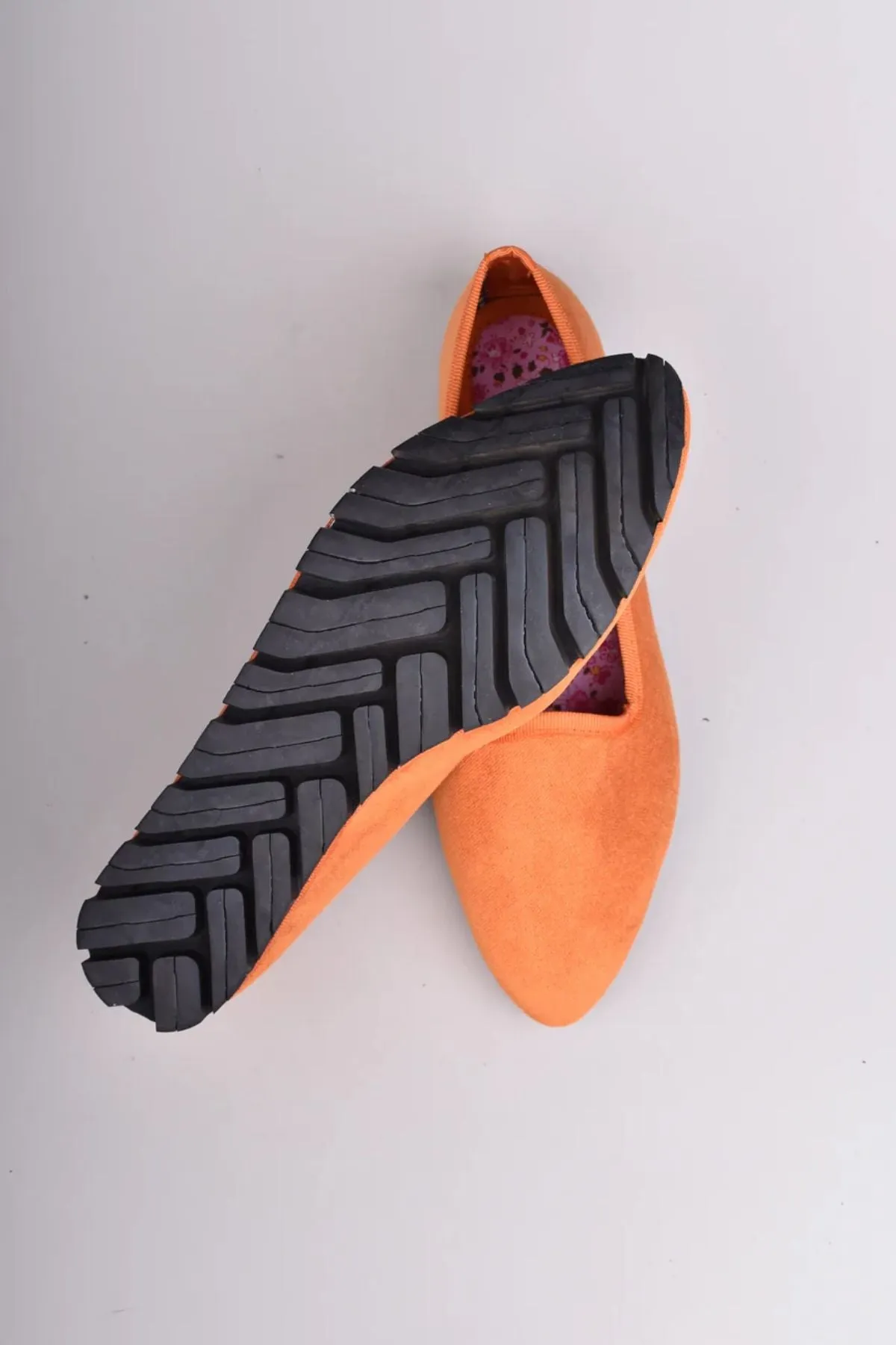 Slippers Terciopelo Naranja