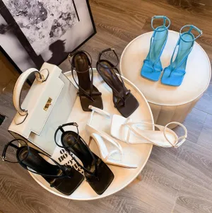 Small Size Nude Sandal  US3 with 8cm For Sale