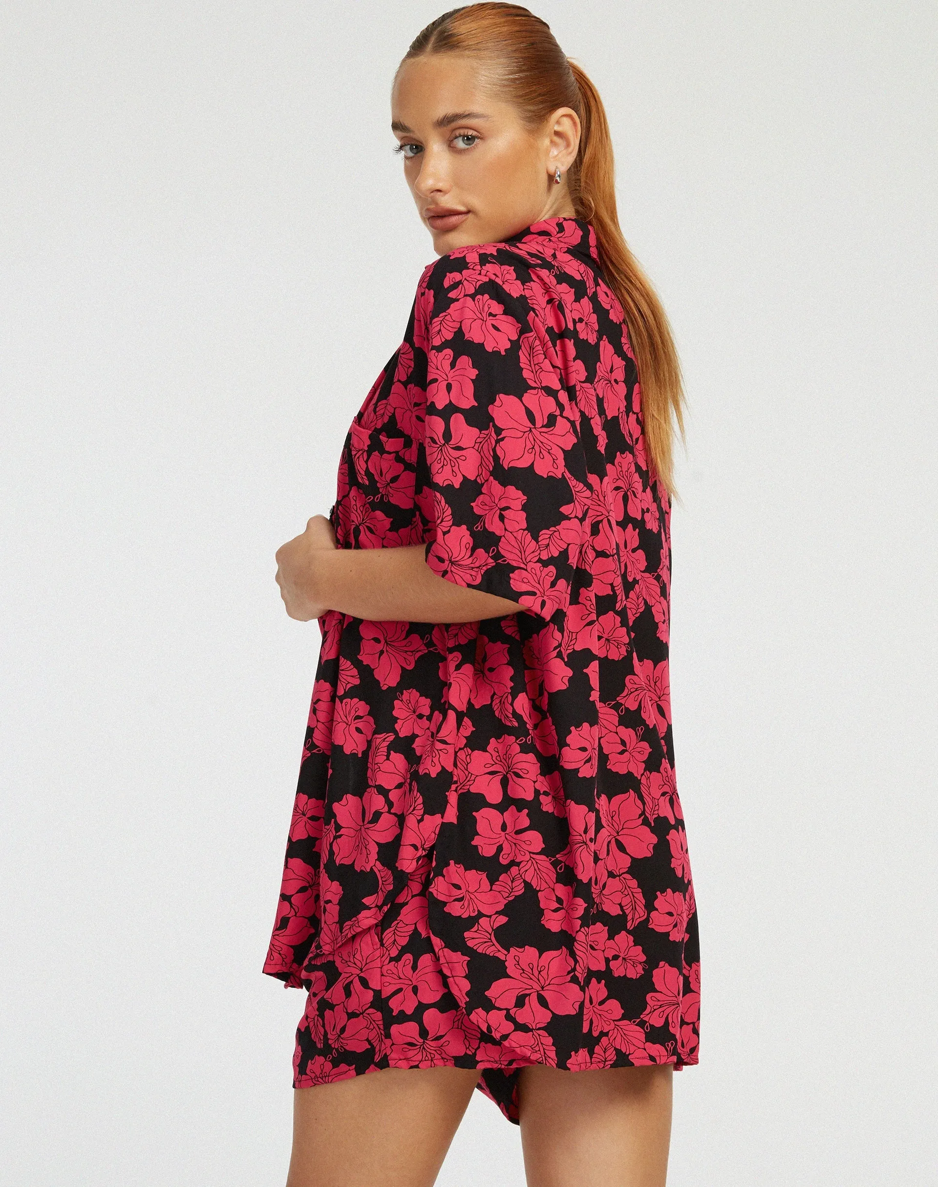 Smith Shirt in Vacation Hot Pink